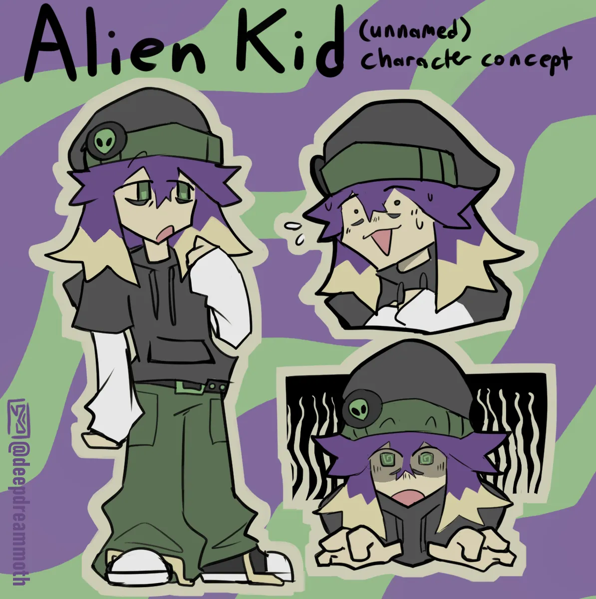 alien kid - deepdreammoth